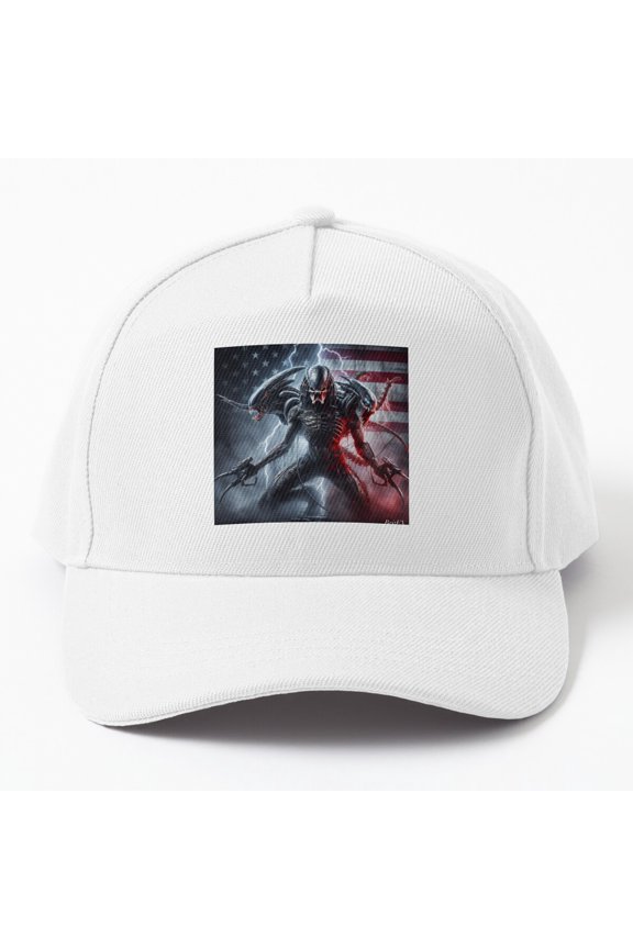 "Trinity Of Scapl" A Symbol Of Raw Power And Unbreakable Will, Born In Battle And Draped In Red, White, And Resolve. Cap Hats For Men, Gift For Him