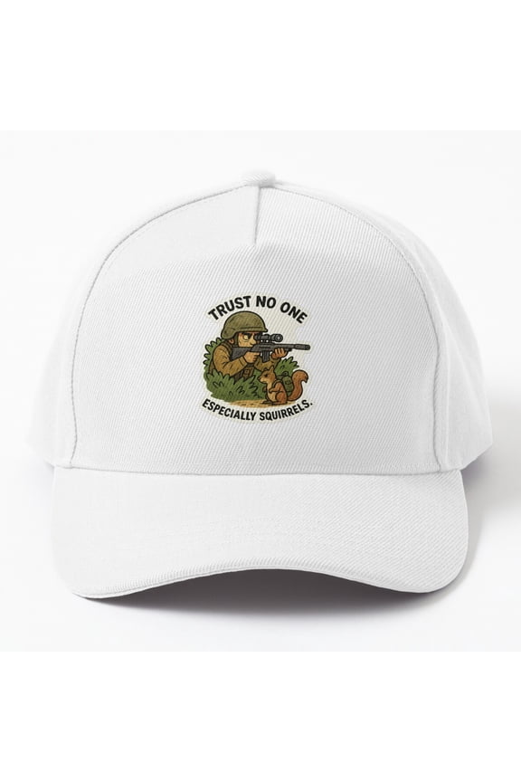 Trust No One – Especially Squirrels Cap Hats For Men, Gift For Him