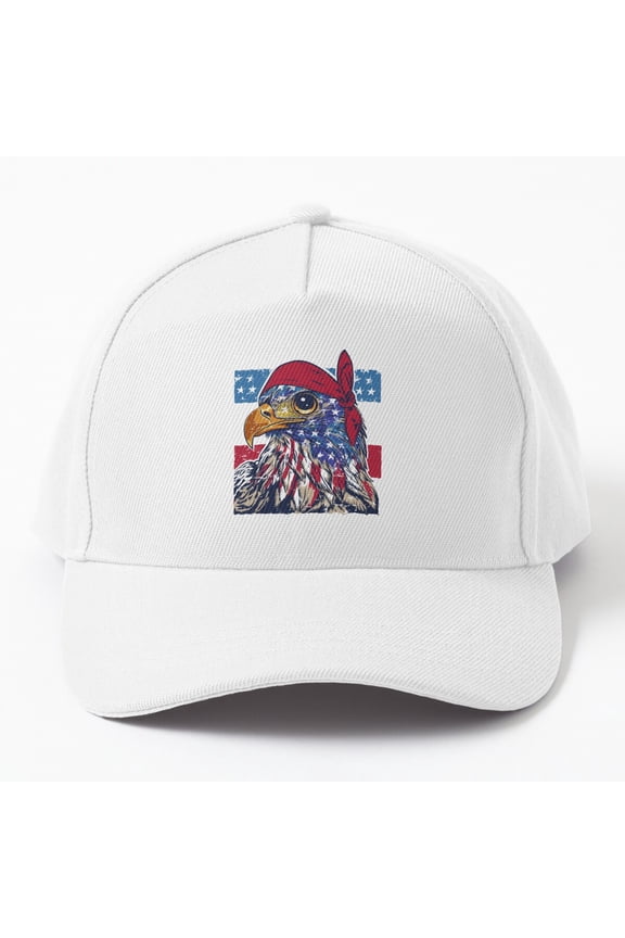 U.S.A. Sup? Cute Eagle America American Flag Cap Baseball Cap, Hats For Men, Gift For Him