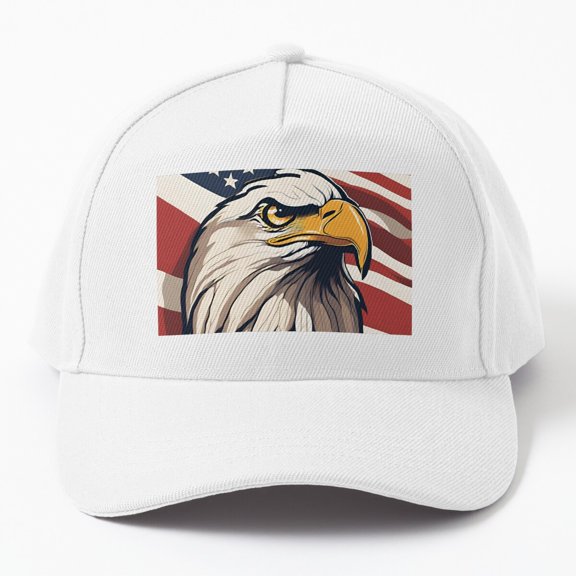 Jahat Usa-Bald Eagle Cap Baseball Cap, Hats For Men, Gift For Him