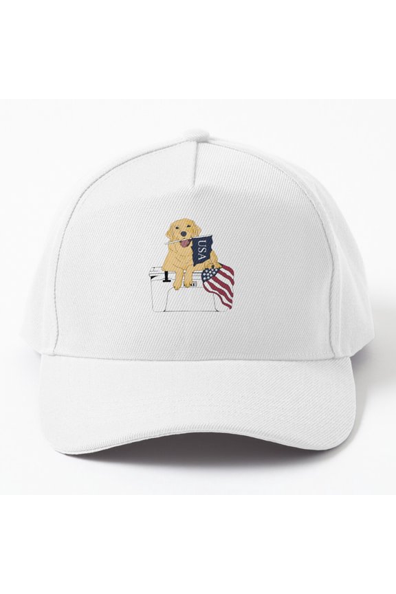 Usa Dog Cap Baseball Cap, Hats For Men, Gift For Him