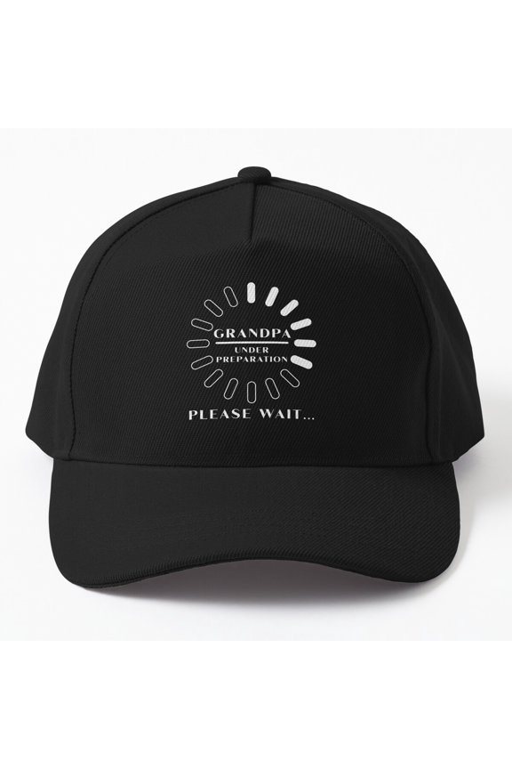 White Grandpa Under Preparation Cap, Hats For Men, Gift For Him