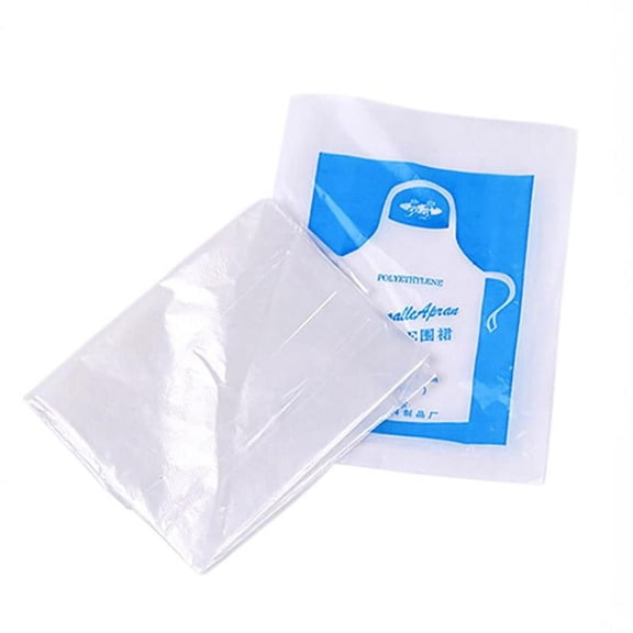 Jahhsay 25/50 Pcs Disposable Aprons Home Kitchen Painting Cooking Waterproof BEST W/ R0G2