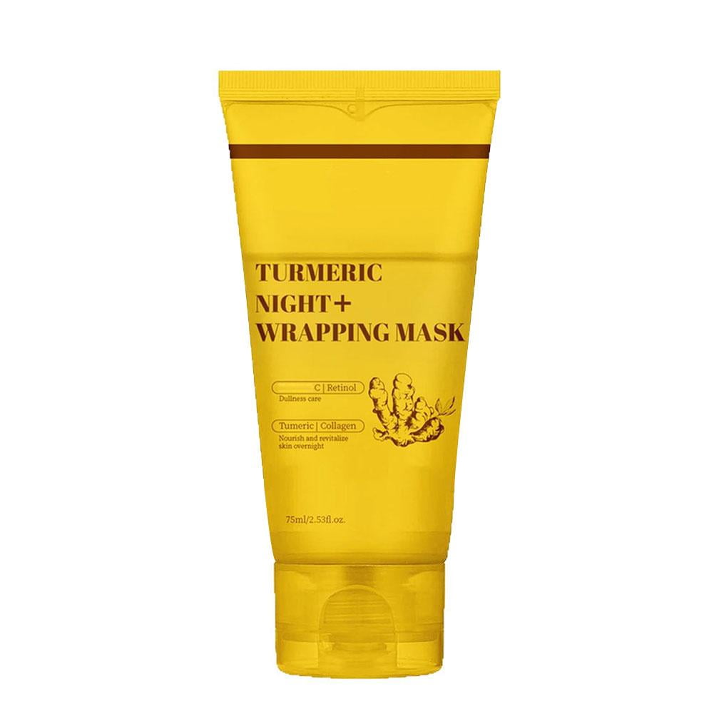 Jahhsay Kojic Acid Turmeric Collagen Night Wrap Mask,Overnight Mask For ...