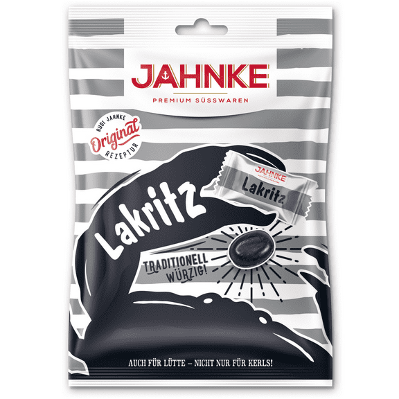 Jahnke Intensely SPICY LICORICE candies -Made in Germany- 125g/4.41 oz