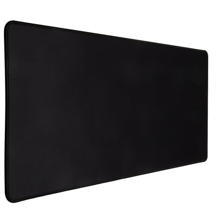 Jahosin Large Gaming Mouse Pad with Stitched Edges,[35.4x15.7In] Extended Mouse Pad with Non-Slip Natural Rubber Base for Gamer/Desktop/Office/Home 90x40 BlackJ