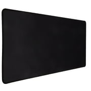 Jahosin Large Gaming Mouse Pad with Stitched Edges,[35.4x15.7In] Extended Mouse Pad with Non-Slip Natural Rubber Base for Gamer/Desktop/Office/Home 90x40 BlackJ