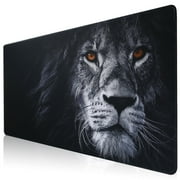 Jahosin Large Gaming Mouse Pad with Stitched Edges,[35.4x15.7In] Extended Mouse Pad with Non-Slip Natural Rubber Base for Gamer/Desktop/Office/Home 90x40 BlionJ