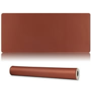 Jahosin Large Gaming Mouse Pad with Stitched Edges,[35.4x15.7In] Extended Mouse Pad with Non-Slip Natural Rubber Base for Gamer/Desktop/Office/Home 90x40 BrownJW