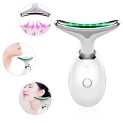 JAHY2Tech 3-In-1 Dual Chin Reducing Massage Device for Face, Neck and Body, Blue