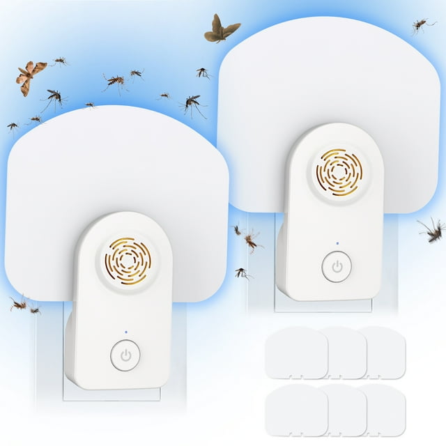 Jahy2Tech 4PC Plugin Pest Repellent & Flying Insect Trap Effective