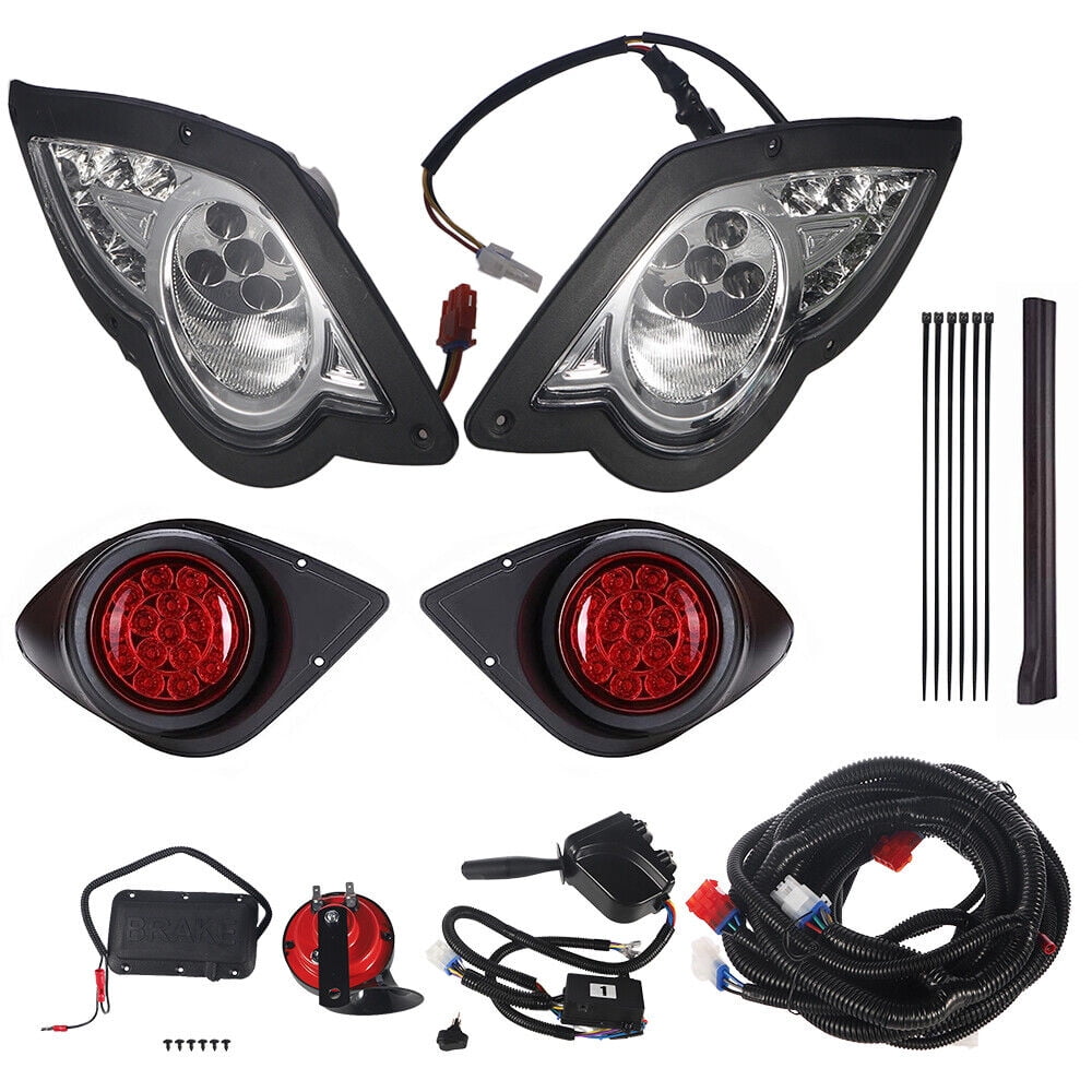 Jahy2Tech Adjustable LED Headlights/Tail Lights for Yamaha G29 Drive