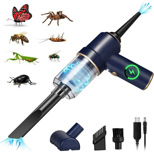 Jahy2Tech Bug Vacuum Catcher with LED Powerful Suction Easy to Grasp