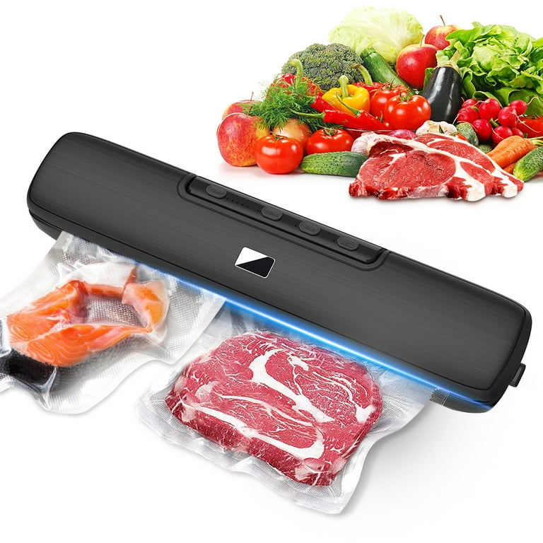 Vacuum-Sealer-Machine - Food Vacuum Sealer for Food Saver - Automatic Air  Sealing System for Food Storage Dry and Moist Food Modes Compact Design  12.6 Inch with 15Pcs Seal Bags Starter Kit 