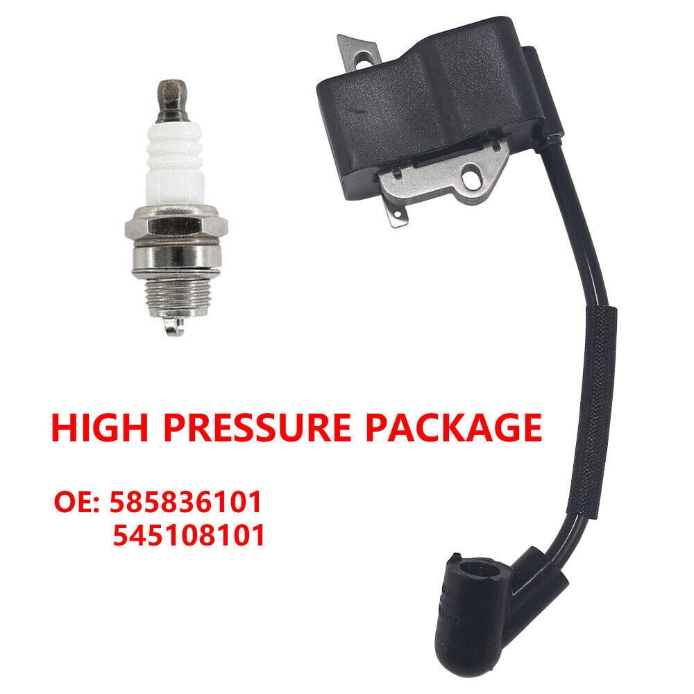 Jahy2Tech Ignition Coil Assembly For Husqvarna 125B 125BVX HB281 Fits