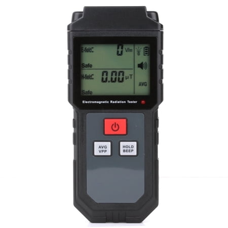 KingFurt LCD Geiger Counter Nuclear Radiation Detector Portable Electromagnetic Tester