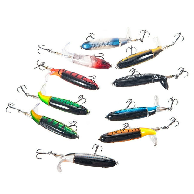 JahyElec 10ps Fishing Lures Bait Whopper Plopper Enhance Your Bass
