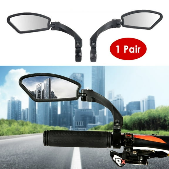 JahyElec Handlebar Bike Mirror,Safety Crystal High-definition Glass
 Adjustable Rotatable Bicycle Rearview Mirror