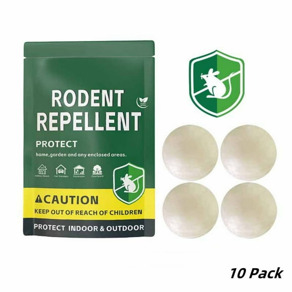 JahyElec Mouse Repellent,10 pack for Yard Natural Mouse Away for Indoor Outdoors Lawn Garden Camping