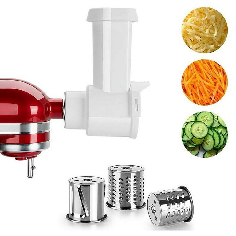 JahyElec NEW Slicer Shredder Attachments for Kitchen Aid Stand Mixer Cheese  Salad Maker Accessory Grater Attachment 