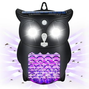 JahyElec Solar Bug Zapper, Infrared high-sensitivity camera Insect Electrocution Device Waterproof Indoor and Outdoor Use Kills Flying Insects