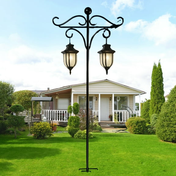 JahyShow 108-Inch Heavy Duty Iron Garden Shepherds Hooks 1PC