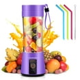 thumbnail image 1 of JahyShow Battery Powered Blender, Purple, 1 of 7