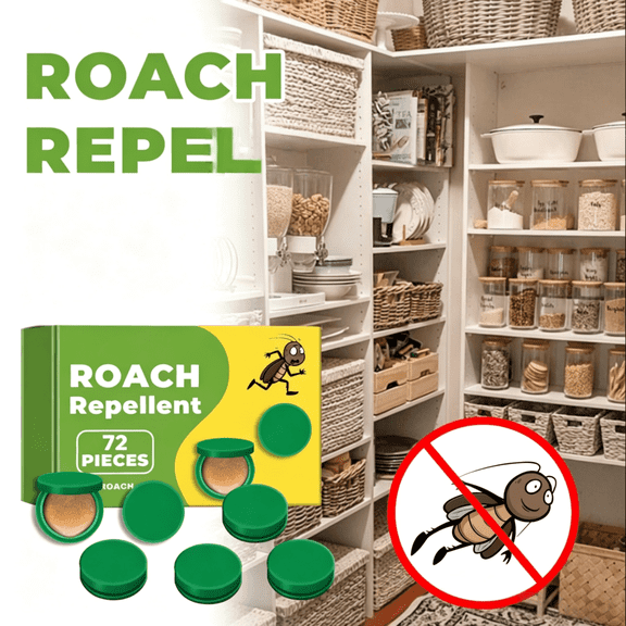JahyShow Cockroach Bait Station, 72 Pcs Indoor Pest Control, Long-Lasting Non-Toxic Roach Killer Trap for Home and Kitchen