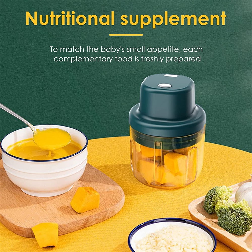 JahyShow Electric Garlic Chopper Portable Cordless Food Processor