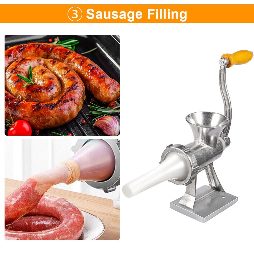 JahyShow Food grade all aluminum alloy meat grinder Manual meat grinder