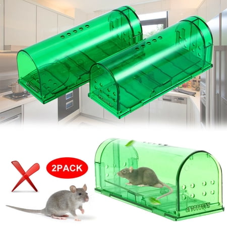 JahyShow Humane Mouse Traps 2 Pack Live Catch and Release Good Mousetrap-Fast Shipping