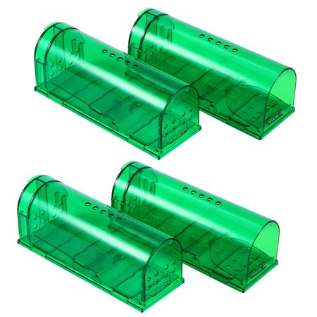 JahyShow Humane Mouse Traps 4Pcs Live Catch and Release Good Mousetrap(Green)