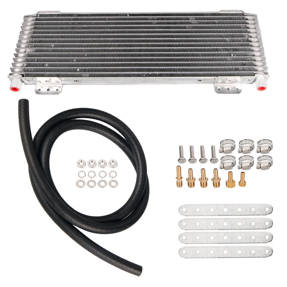 JahyShow Low Pressure Drop Transmission Oil Cooler Kit for TruCool