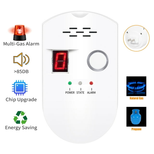 JahyShow Gas Detector, Propane & Natural Gas Alarm, LPG LNG Coal Leak
