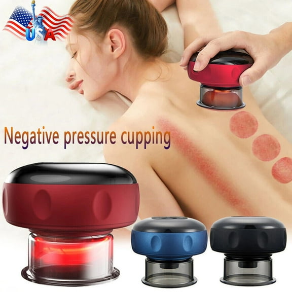JahyShow Smart Electric Cupping Massage Suction Vacuum Scraping Therapy Machine USB Plug