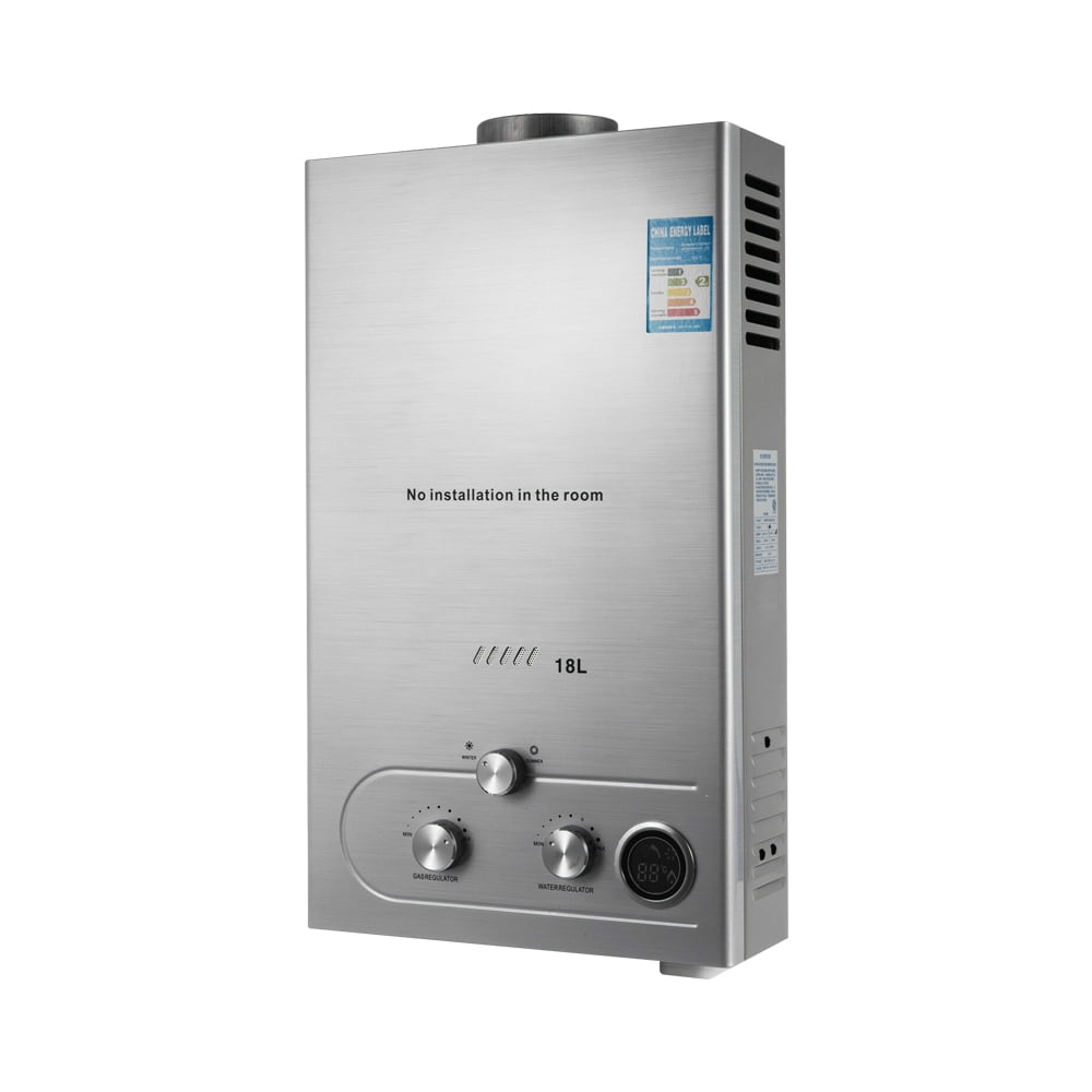 JahyShow Tankless Water Heater 18L Propane Gas Water Heater, 4.8GPM