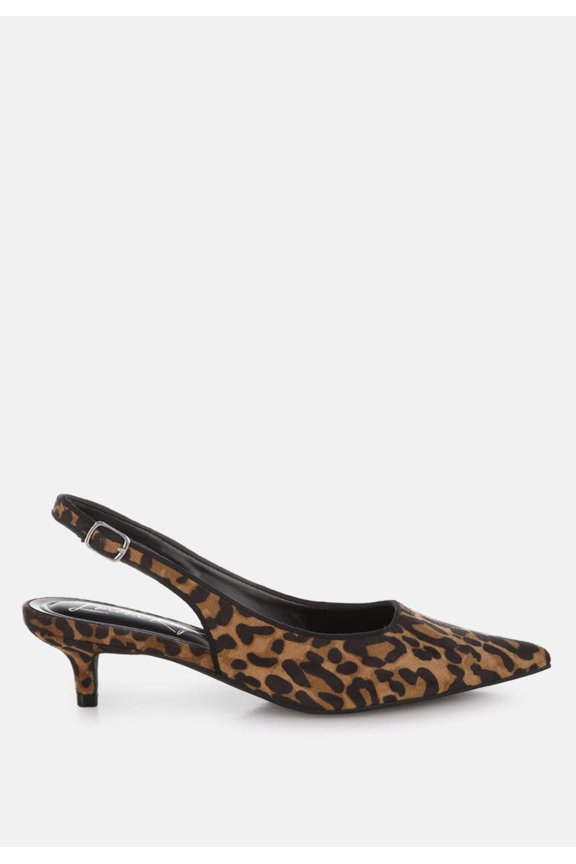 Jahzara Slingback Kitten Heel Sandals