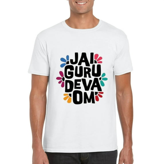 Jai Guru Deva Om 2 Beatles Song Meditation Spiritual T-Shirt, for men & women, up to size 5XL