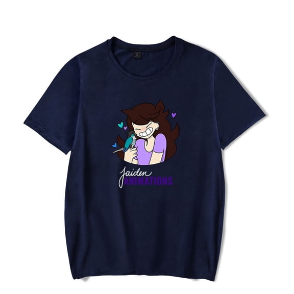 Jaiden Animations Merch Short Sleeve T-shirt Unisex Fashion Crew Neck Top