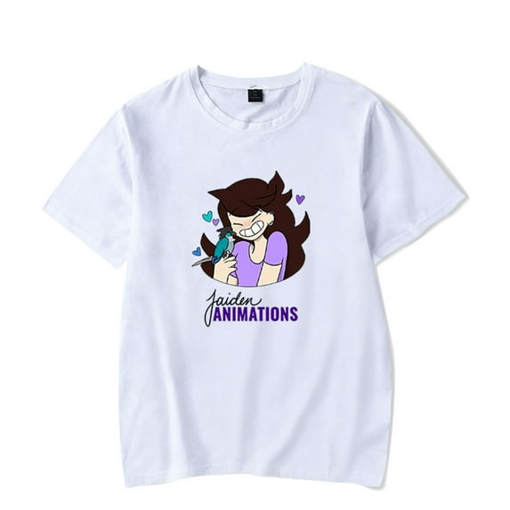Jaiden Animations Merch Short Sleeve T-shirt Unisex Fashion Crew Neck Top