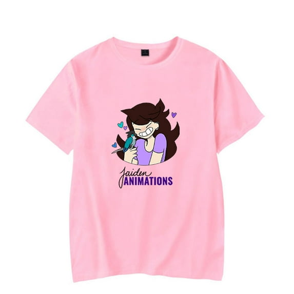 Jaiden Animations Merch Short Sleeve T-shirt Unisex Fashion Crew Neck Top