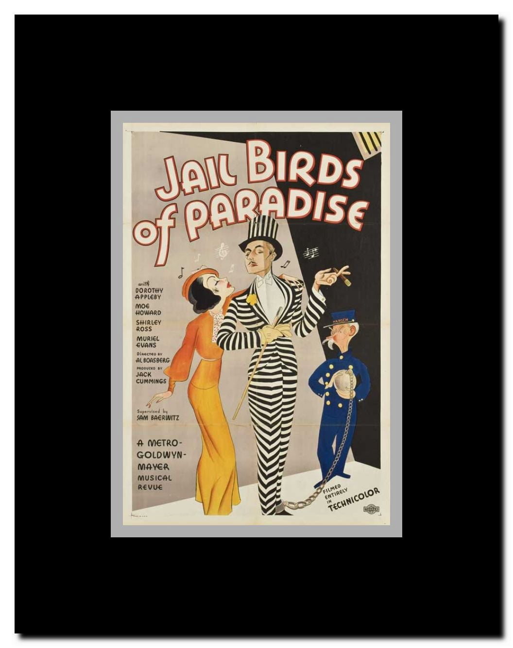 Jailbirds of Paradise Framed Movie Poster