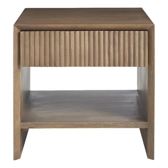 Jaime Indoor Mango Wood Side Table