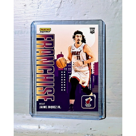 Jaime Jaquez Jr. 2023-24 NBA #8 Franchise Basketball Card Miami Heat 1/485