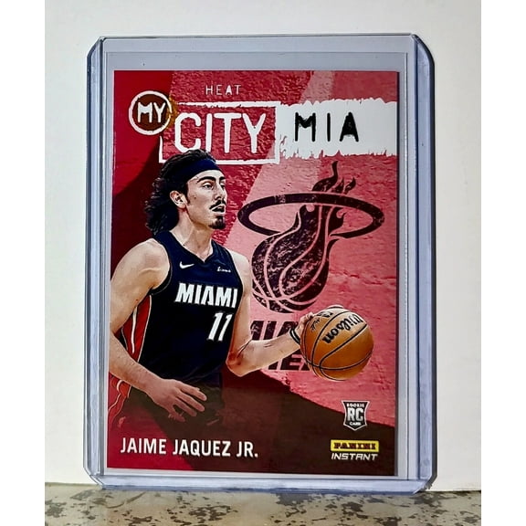 Jaime Jaquez Jr. 2023-24 Panini NBA #11 MyCity Basketball Card Miami Heat 1/543