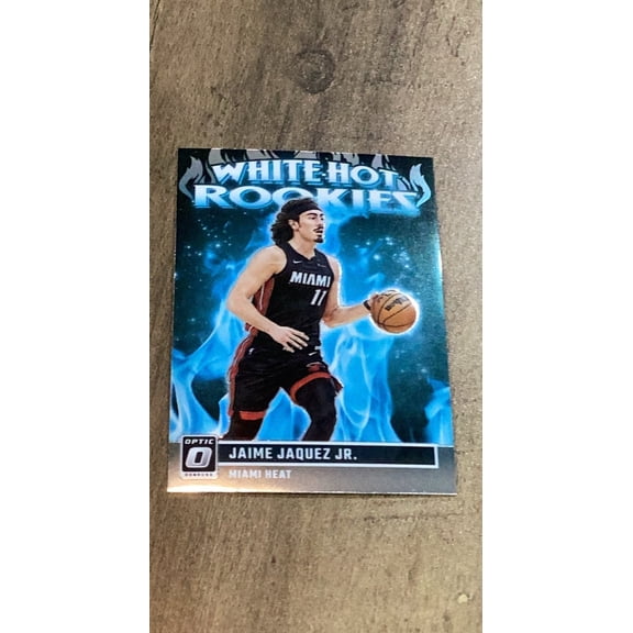 Jaime Jaquez Jr. NBA Miami Heat 2023-24 Donruss Optic - White Hot Rookies 13 Insert Trading Card