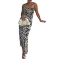 thumbnail image 1 of Jaimenalin Women'S Bodycon Dress Backless Slip Maxi Dress Water Ripple L, 1 of 7