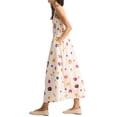thumbnail image 1 of Jaimenalin Women'S Summer Midi Dresses Plaid Sleeveless Spaghetti Strap Smocked Tiered Beach Sundress Pockets Colorful XS, 1 of 7