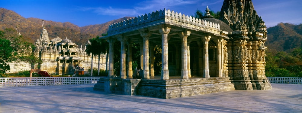 Jain Temple Ranakpur Pali District Rajasthan India Canvas Art - Panoramic Images (36 x 12)