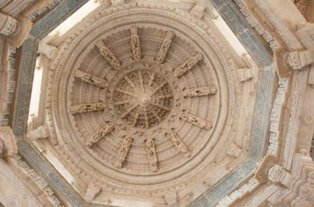 Jain Temple Ranakpur Rajasthan India Canvas Art - Inger Hogstrom DanitaDelimont (22 x 15)